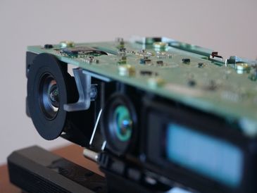 Kinect depth sensor assembly